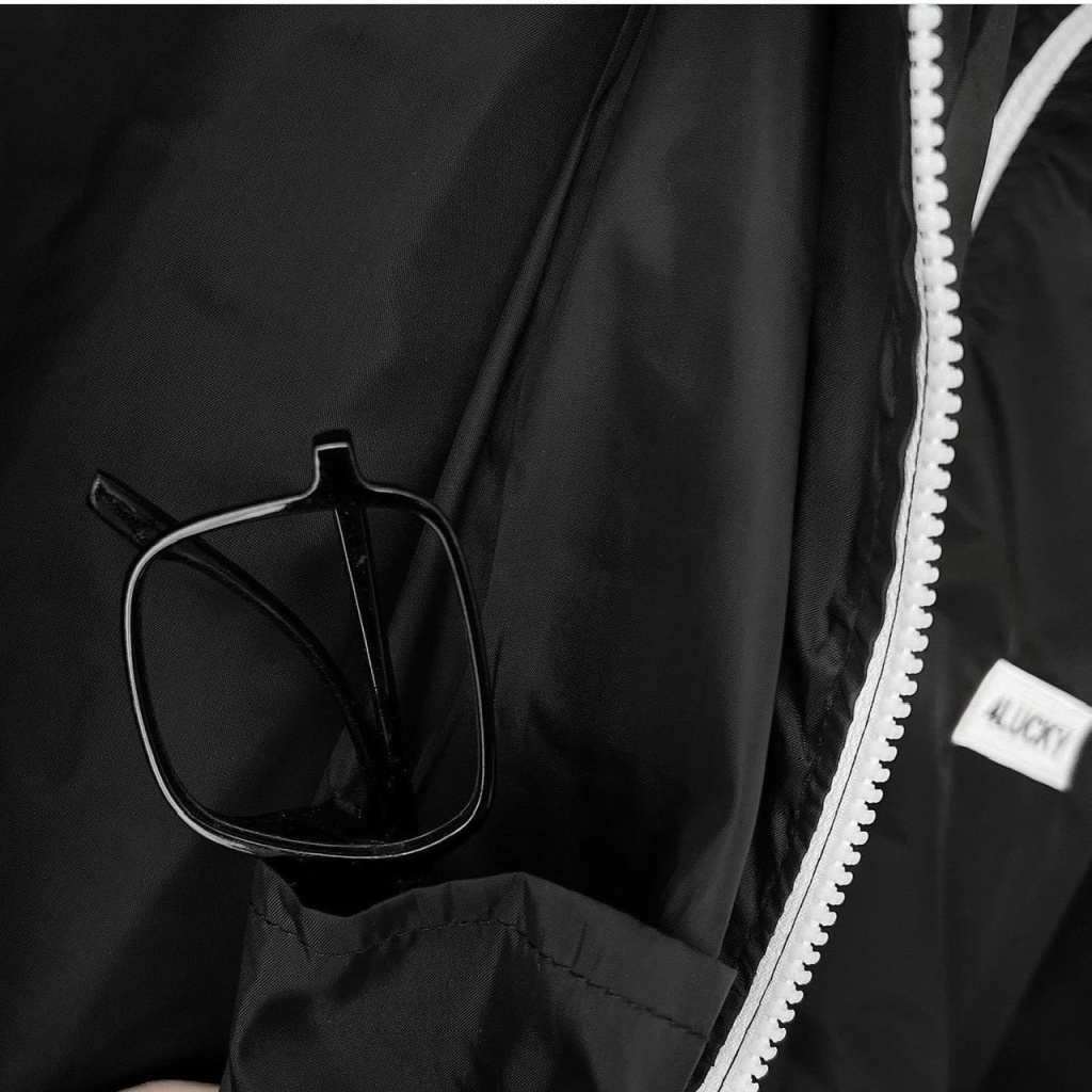 Áo Khoác Dù Mero Nam Nữ Cổ Trụ Phối Viền Có in Chữ Bốn Màu Có Túi Trong Mẫu Mới Hot Trend NEW UNISEX