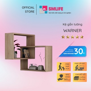 Kệ trang trí gỗ kiểu dáng nhỏ gọn SMLIFE Warner