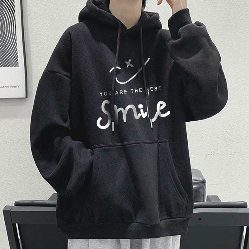 Áo Khoác Hoodies Nam Unisex Chui Đầu Vải Nỉ Dày Form Rộng In Chữ Có Nón Lớn Hot Trend Kyt_Fashion