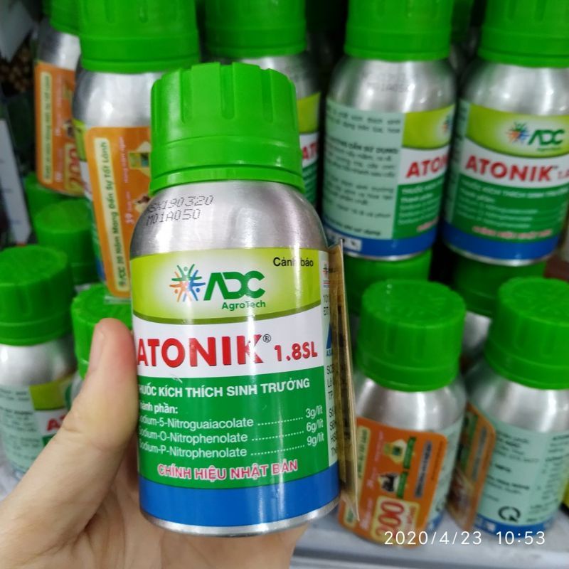 ATONIK CHAI NHÔM MẪU MỚI, KÍCH RỄ, KÍCH MẦM CHO CÂY TRỒNG LỌ 100ML