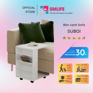 Bàn gỗ cạnh sofa hiện đại SMLIFE Suboi