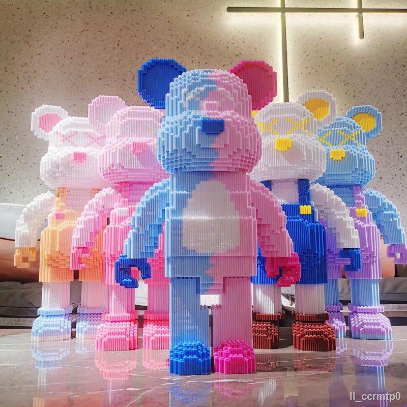 Các Hạt Nhỏ Tương Thích Với Lego Khối Xây Dựng Bạo Lực Cô Gái Gấu Tặng Bé Trai Và Trẻ Em Đồ Chơi Giáo Dục Xếp Hình Mô Hì