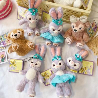 THÚ BÔNG MÓC KHOÁ  CÁO LINABELLE, THỎ STELLA, GẤU SHELLIE ĐÁNG YÊU