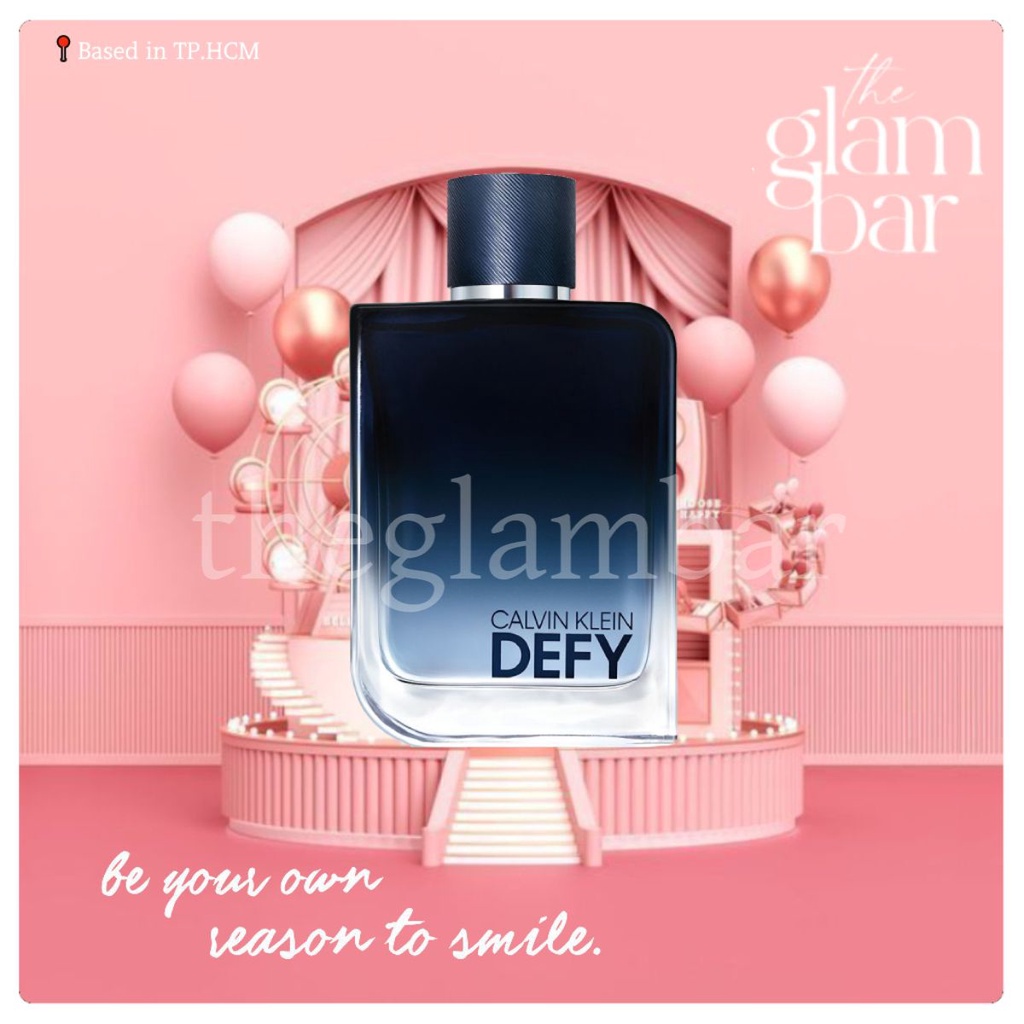 𝐭𝐡𝐞𝐠𝐥𝐚𝐦𝐛𝐚𝐫 ★ Nước Hoa Nam CK Calvin Klein Defy EDP 10ml