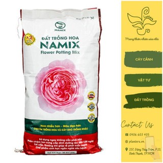 Đất Trồng Cây, Đất Trộn Sẵn trồng Hoa Hồng Namix 20dm3 tiện lợi
