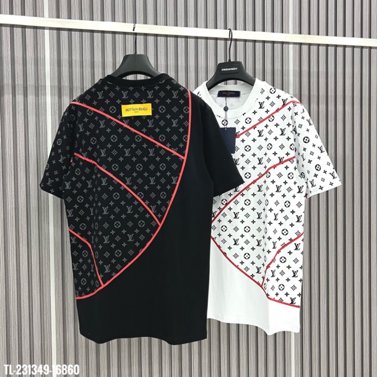 Áo Thun Nam LV phối màu Monogam kết hợp thời thượng Vải Cotton 100% The.laz