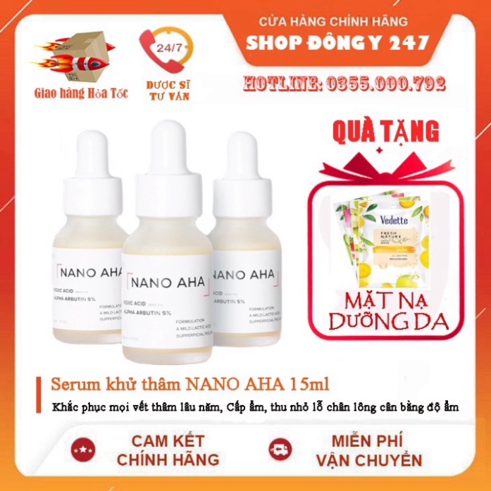 Serum Nano Aha Khử Thâm Nano Aha - 7 Ngày Hiệu Quả