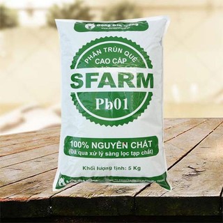 Phân trùng quế sfarm đặng gia trang bao 5kg