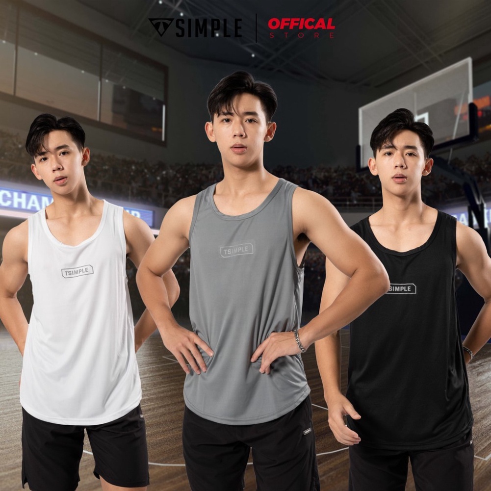Áo Ba Lỗ Nam TSIMPLE sát nách tập gym vải thun lạnh thể thao thoáng mát co giãn thấm hút mồ hôi ALHP2 - Hàng mới về