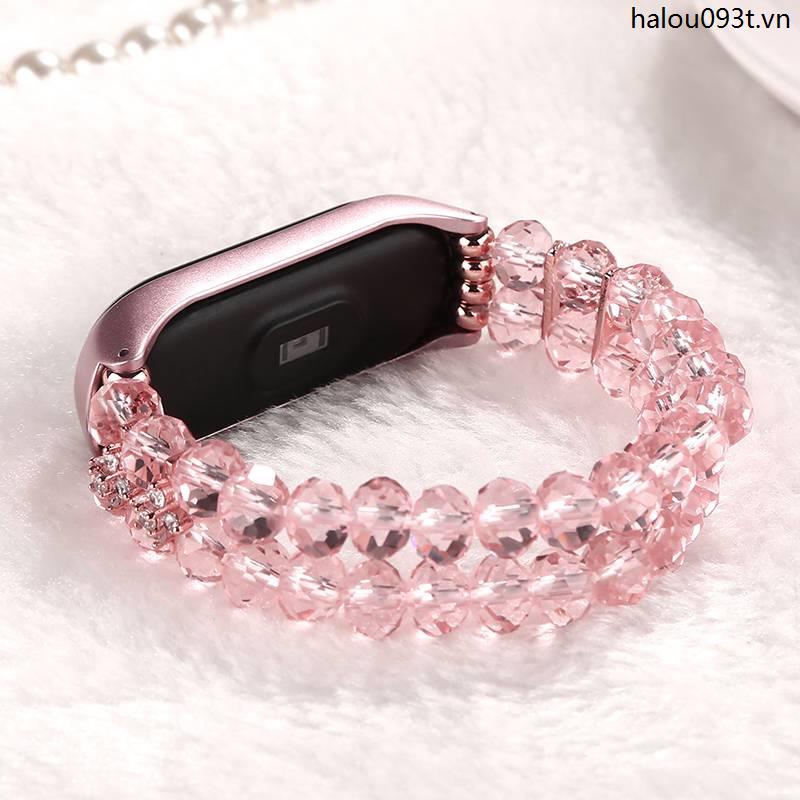 Dây Đeo Thay Thế Bằng Pha Lê Trang Trí Cho Đồng Hồ Thông Minh Xiaomi Mi Band 4 Band 3 5 Thế Hệ Thứ Ba Thế Hệ Thứ Ba Thế Hệ Thứ Ba