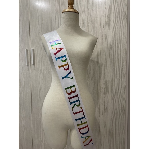 Dây đeo sash HAPPY BIRTHDAY