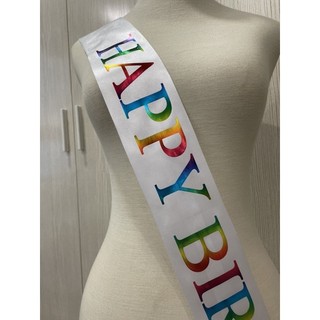 Dây đeo sash HAPPY BIRTHDAY
