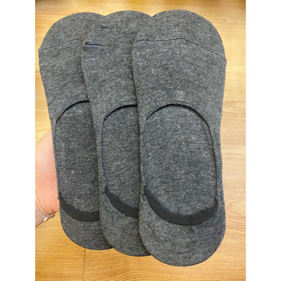 TẤT LƯỜI dành riêng cho NAM GÓT CÓ SILICON CHỐNG TUỘT (TẤT ĐI GIÀY LƯỜI) VẢI COTTON CO GIÃN