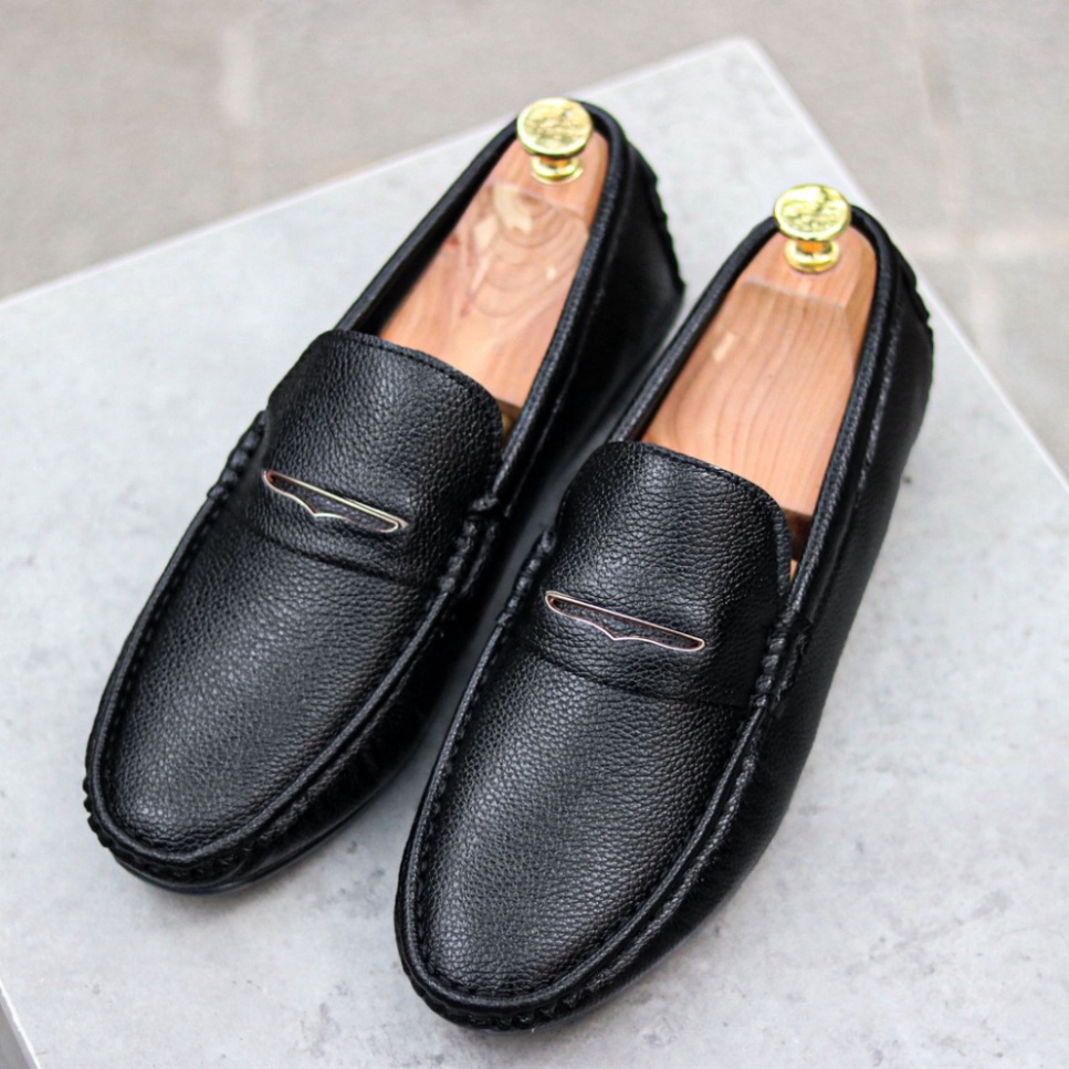 Giày mọi nam, da đẹp đế bệt đã khâu chỉ chuyên dụng siêu bền mã M006