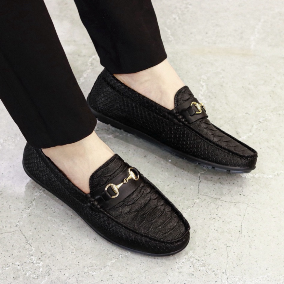 Giày Mọi Nam văn phòng Da PU thời thượng Phom Dáng Cực Ôm Chân Mã M013