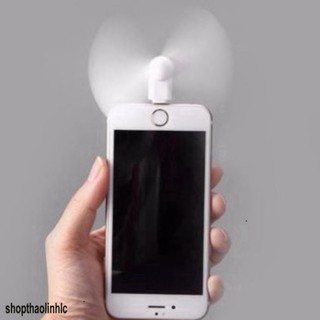 Quạt nhỏ 2 cánh gắn điện thoại iphone-Quạt mini làm mát dùng cho điện thoại iphone và android