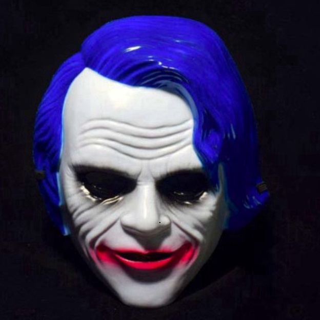 Mặt Nạ Joker Joaquin Phoenix MÀU XANH DƯƠNG hóa trang halloween