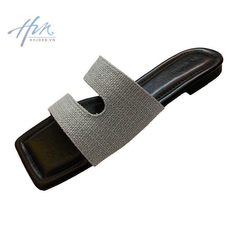 Giày Lười Đế Bằng Thiết Kế Đơn Giản Phong Cách Mới Dễ Phối Đồ Thời Trang Xuân Hè Kiểu Pháp Cho Nữ