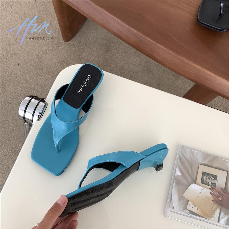 Giày Sandal Cao Gót Mũi Vuông Thời Trang Mùa Hè Mới Cho Nữ