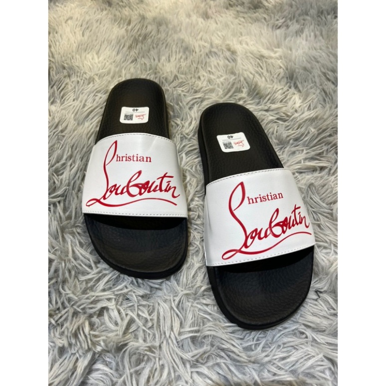 Dép Loubutenn Đinh - thường nam, dép quai ngang nam mẫu hot