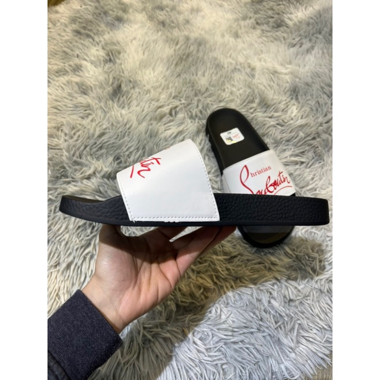 Dép Loubutenn Đinh - thường nam, dép quai ngang nam mẫu hot