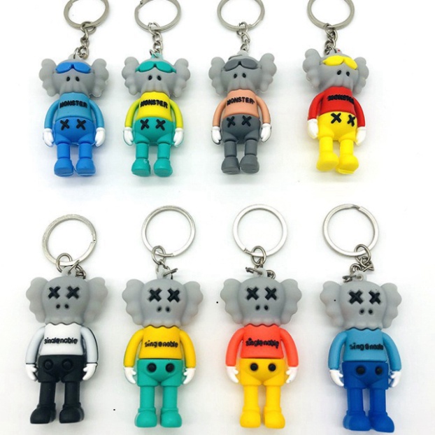 Móc khóa Kaws Seasame Street-Móc Khóa Hình Nhân Vật Kaws-Móc khóa hình cặp đôi Sesame Street kaws th