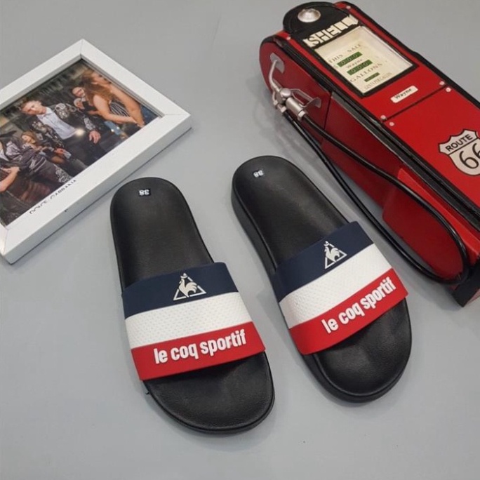 Dép quai ngang thời trang nam, dép lê coq sportif đế cao su