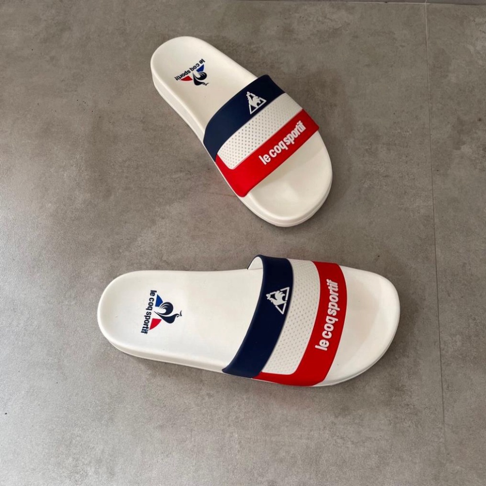 Dép quai ngang thời trang nam, dép lê coq sportif đế cao su