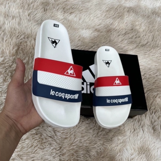 Dép quai ngang thời trang nam, dép lê coq sportif đế cao su