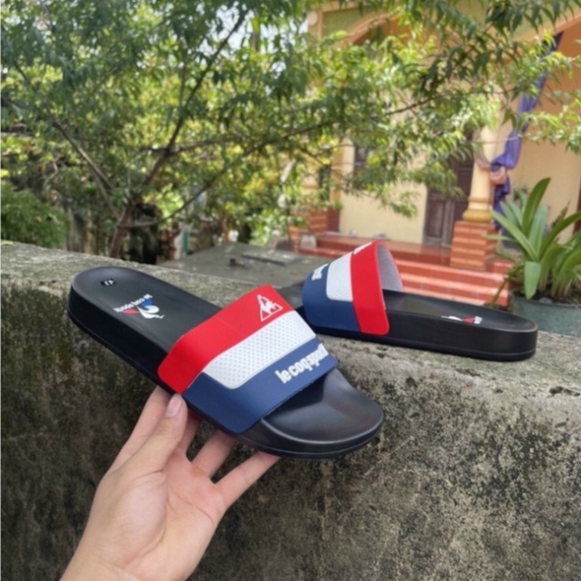 Dép quai ngang thời trang nam, dép lê coq sportif đế cao su