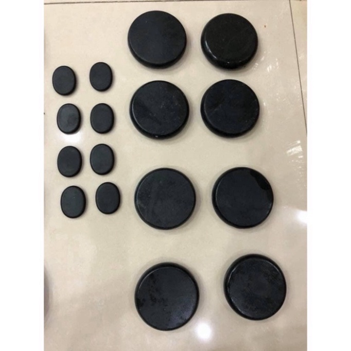 Đá Nóng, Massage Body Đả Thông Kinh Lạc Oval 8x6cm tròn 8x8cm