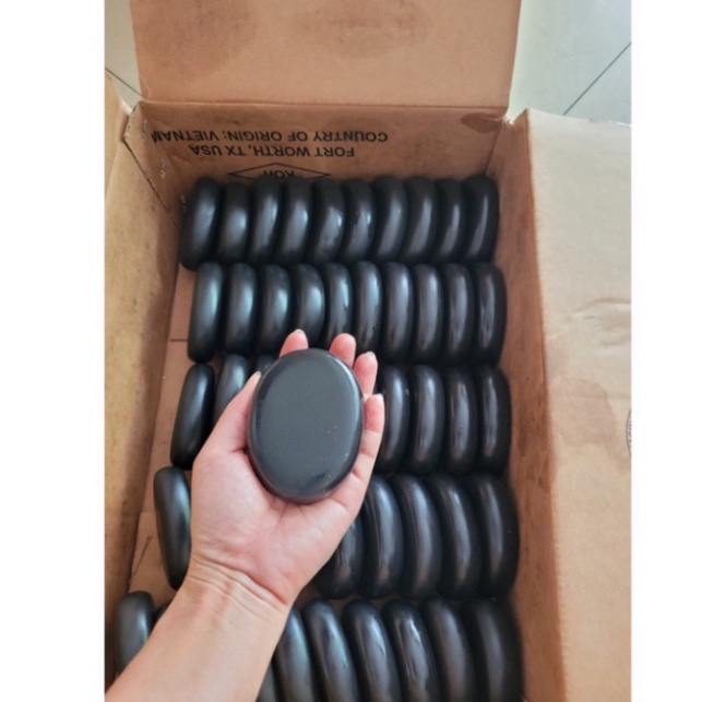 Đá Nóng, Massage Body Đả Thông Kinh Lạc Oval 8x6cm tròn 8x8cm