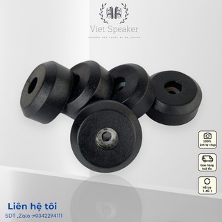Chân đế thùng loa cao su xịn - Cao 1.5cm, Đường kính 4cm: Tối ưu hóa âm thanh và ổn định vị trí loa của bạn - Giá 8 Cái