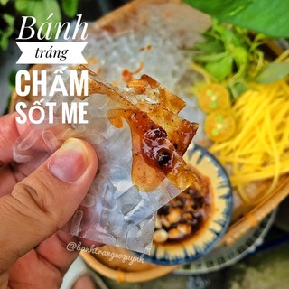 Bánh tráng chấm sốt me
