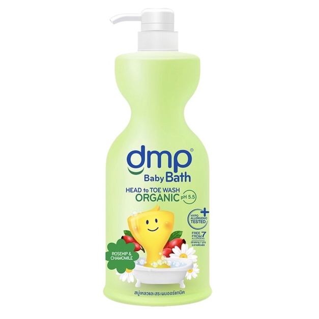 Sữa tắm gội cho bé Dermapon DMP Baby Bath Organic 800ml