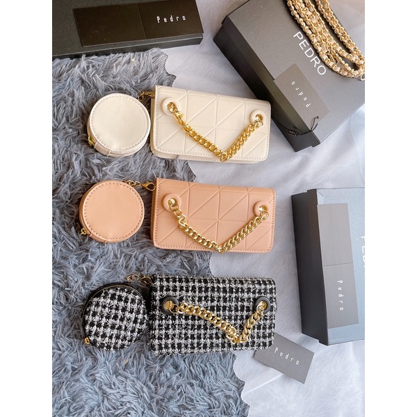 Túi Pedro kèm túi nhỏ size 18 PW4-46500014