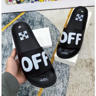 . Dép lê off white quai da siêu nét - Dép nam nữ thời trang 2023/ .