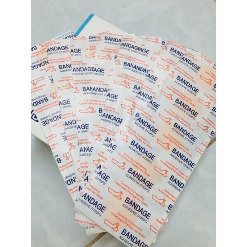 BĂNG CÁ NHÂN TRÒN - Vỉ 5 miếng BANDAGE