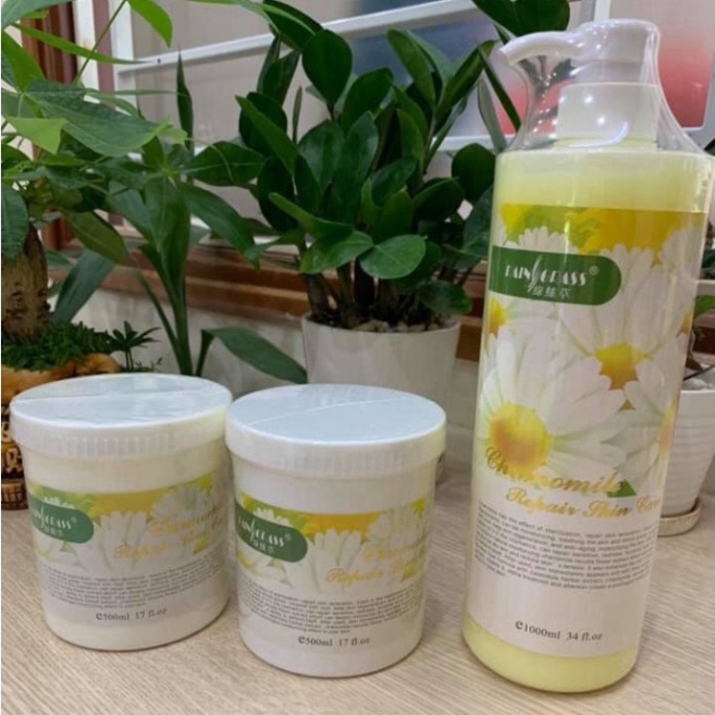 Bộ Hoa Cúc 4 Món CAO CẤP, Chăm Sóc Da Dùng cho Spa - TMV