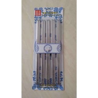 Đũa Inox TISA Vỉ 5 Đôi Đũa