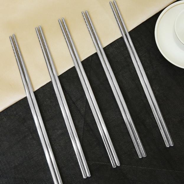 Đũa Inox TISA Vỉ 5 Đôi Đũa