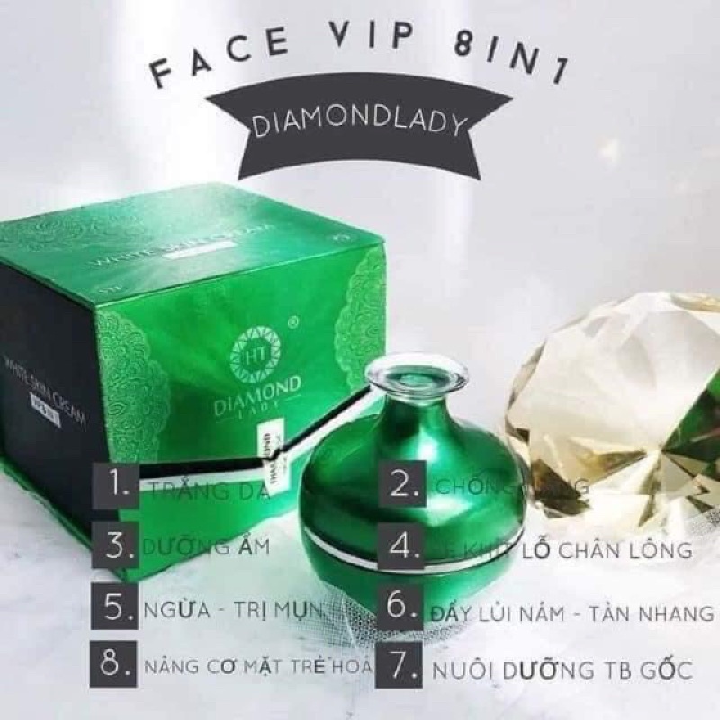 Kem dưỡng da Vip Diamond Lady 8in1
