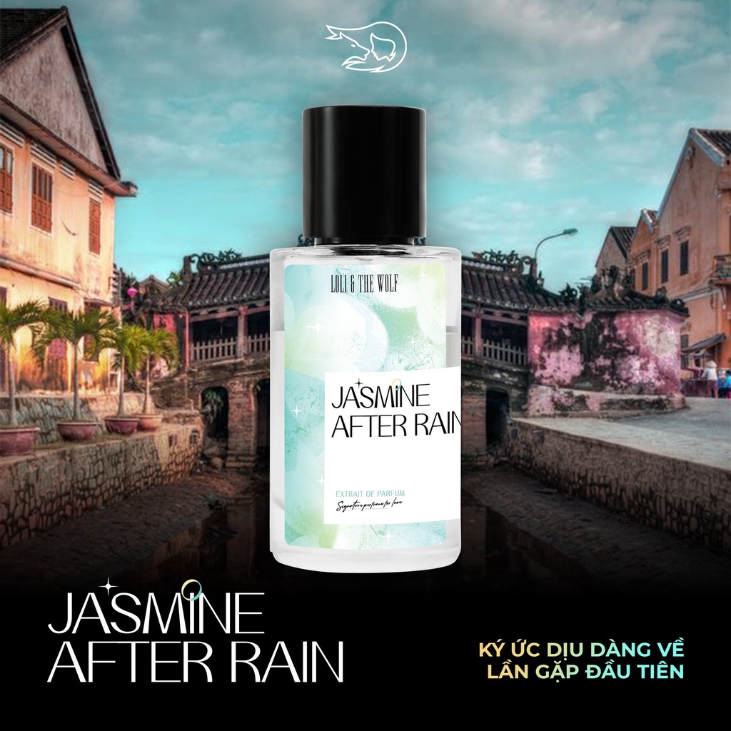 Nước Hoa Nữ Loli & The Wolf JASMINE AFTER RAIN Thơm Lâu Hương Thơm Thuần Khiết Chai 10ml/50ml