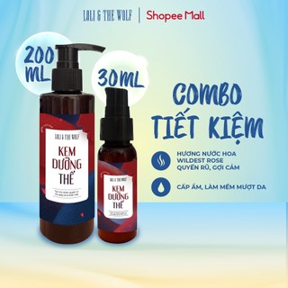 Body Lotion Loli & The Wolf Hương Nước Hoa Chai 30ml/200ml - Sữa Dưỡng Da Mềm Mịn, Thấm Nhanh