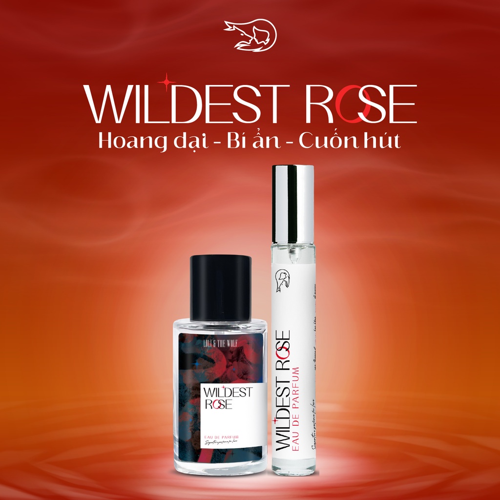 Nước hoa nam nữ thơm lâu Wildest Rose Loli And The Wolf hương thơm lôi cuốn chai 10ml 50ml