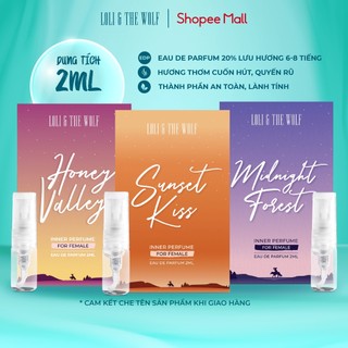 Nước Hoa Vùng Kín Nữ Loli The Wolf Thơm Lâu Quyến Rũ Set 3 Chai 2ml Dùng Thử Trải Nghiệm