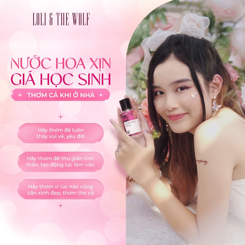 Nước Hoa Nữ Loli The Wolf Adorable Wink Thơm Lâu Chính Hãng Chai 10ml, 50ml | BigBuy360 - bigbuy360.vn