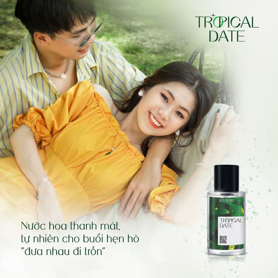 Nước Hoa Nam Nữ Loli & The Wolf Tropical Date Thơm Lâu Chính Hãng Chai 10ml, 50ml