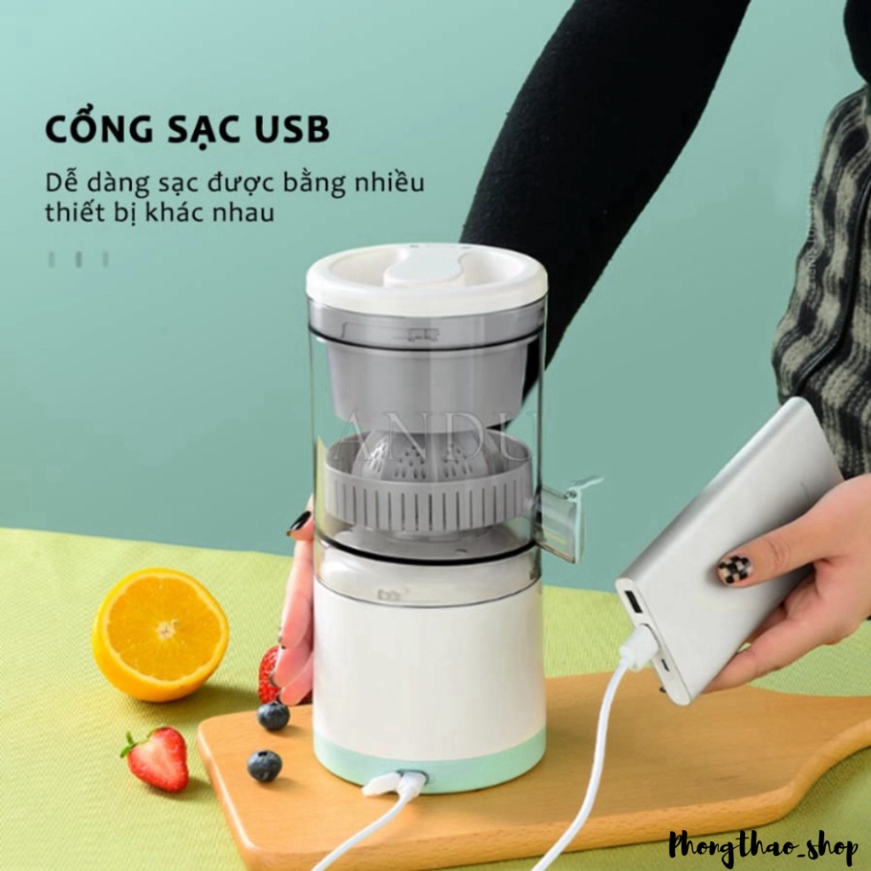 Máy vắt cam tự động, Máy ép trái cây không dây, đa năng tiện lợi, Sạc Pin nhanh tiền dụng cho mùa hè 2023 PT93