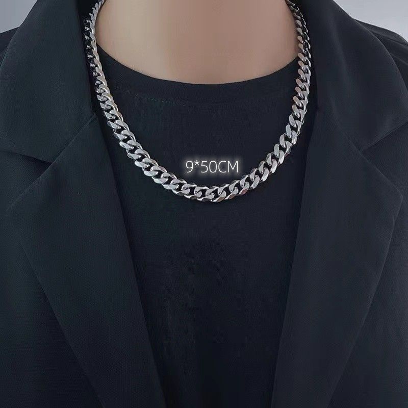 Vòng cổ Thép Titan Phong Cách hip hop Đường Phố hip hop Mỹ Cho Nam